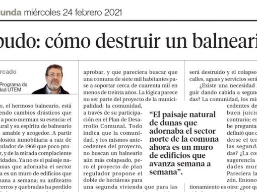 Papudo: cómo destruir un balneario Papudo: cómo destruir un balneario