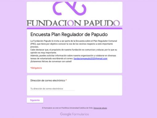 Resultados de la encuesta «Percepciones sobre Papudo de residentes y visitantes» Resultados de la encuesta «Percepciones sobre Papudo de residentes y visitantes»
