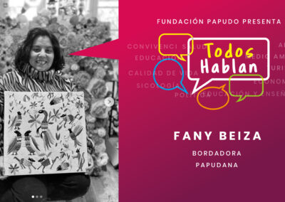 Fany Beiza y el oficio de bordar
