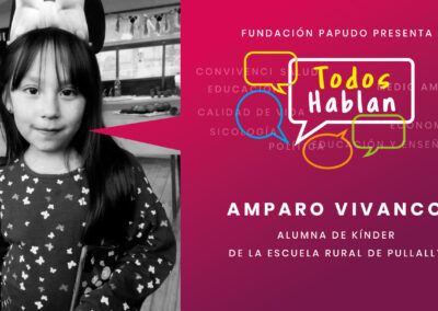 Amparo Vivanco y el bosque de olivillos del cerro Pulmahue